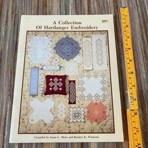 Collection of Hardanger Embroidery Book Vtg 1987 Meier & Watnemo Nordic Needle